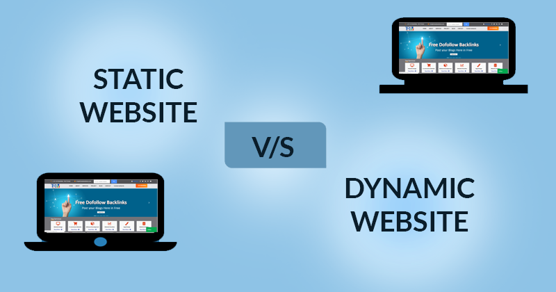 Difference Between Static and Dynamic Websites
