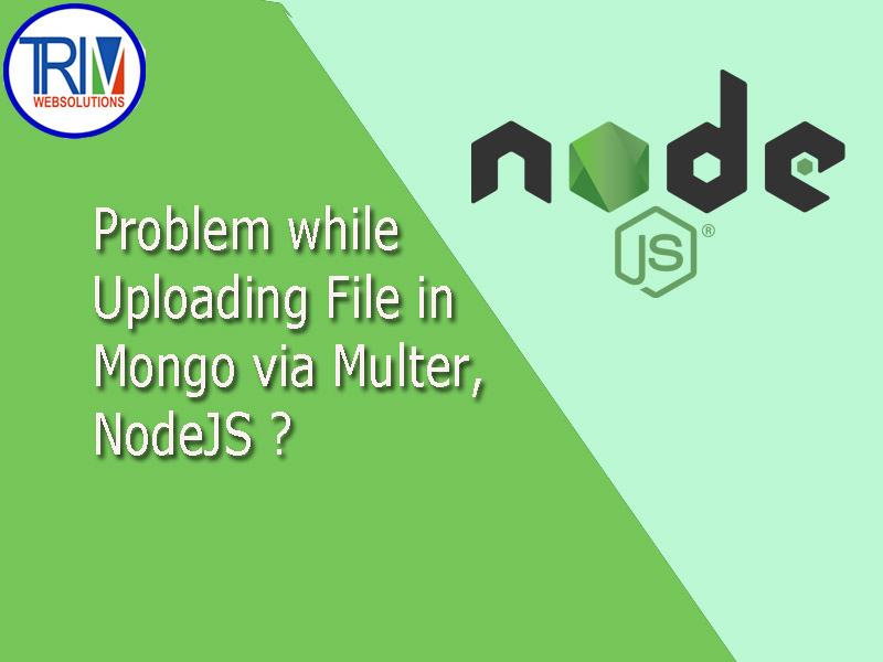 Problem while Uploading File in Mongo via Multer, NodeJS
