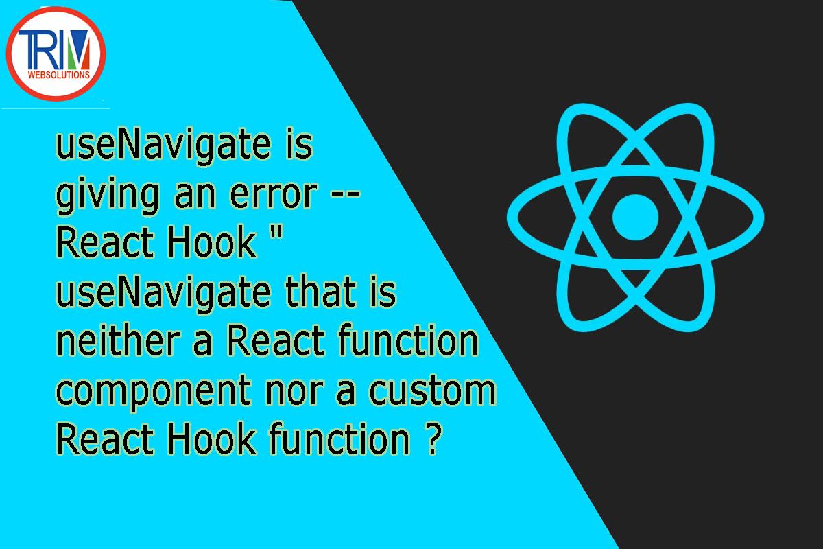 usenavigate-is-giving-an-error-react-hook-usenavigate-that-is-neither-a-react-function-component-nor-a-custom-react-hook-function-in-reactjs