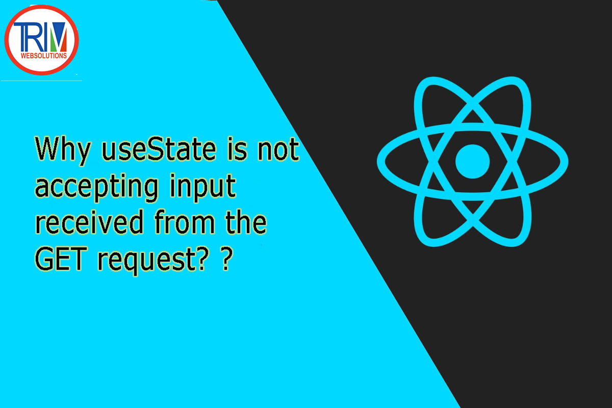 Why useState is not accepting input received from the GET request in react.js ?